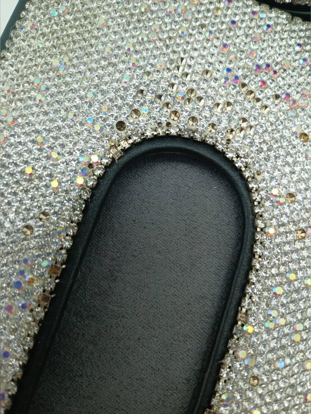 Crystal Rhinestone Car Accessory Set - Silver Bling - Picture 4 of 9